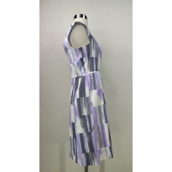 Banana Republic Geometric Sleeveless Fit&Flare Mini Dress - Picture 2 of 11